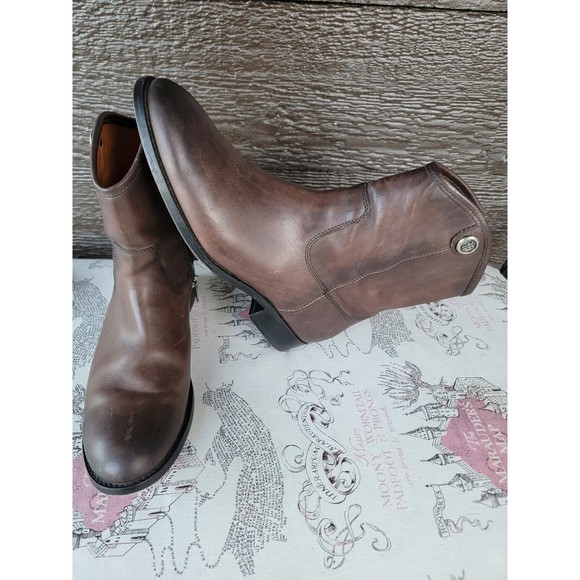 Frye Brown Ankle Boots - Picture 2 of 5